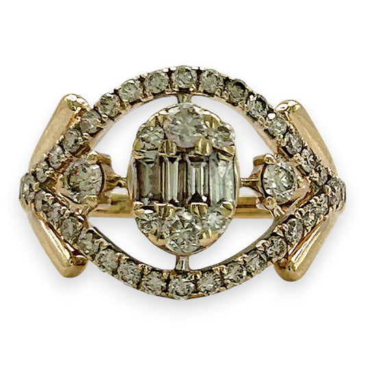 NZGD | 14ct Gold Eye of Aurora Royale Ring Valuation $3,000