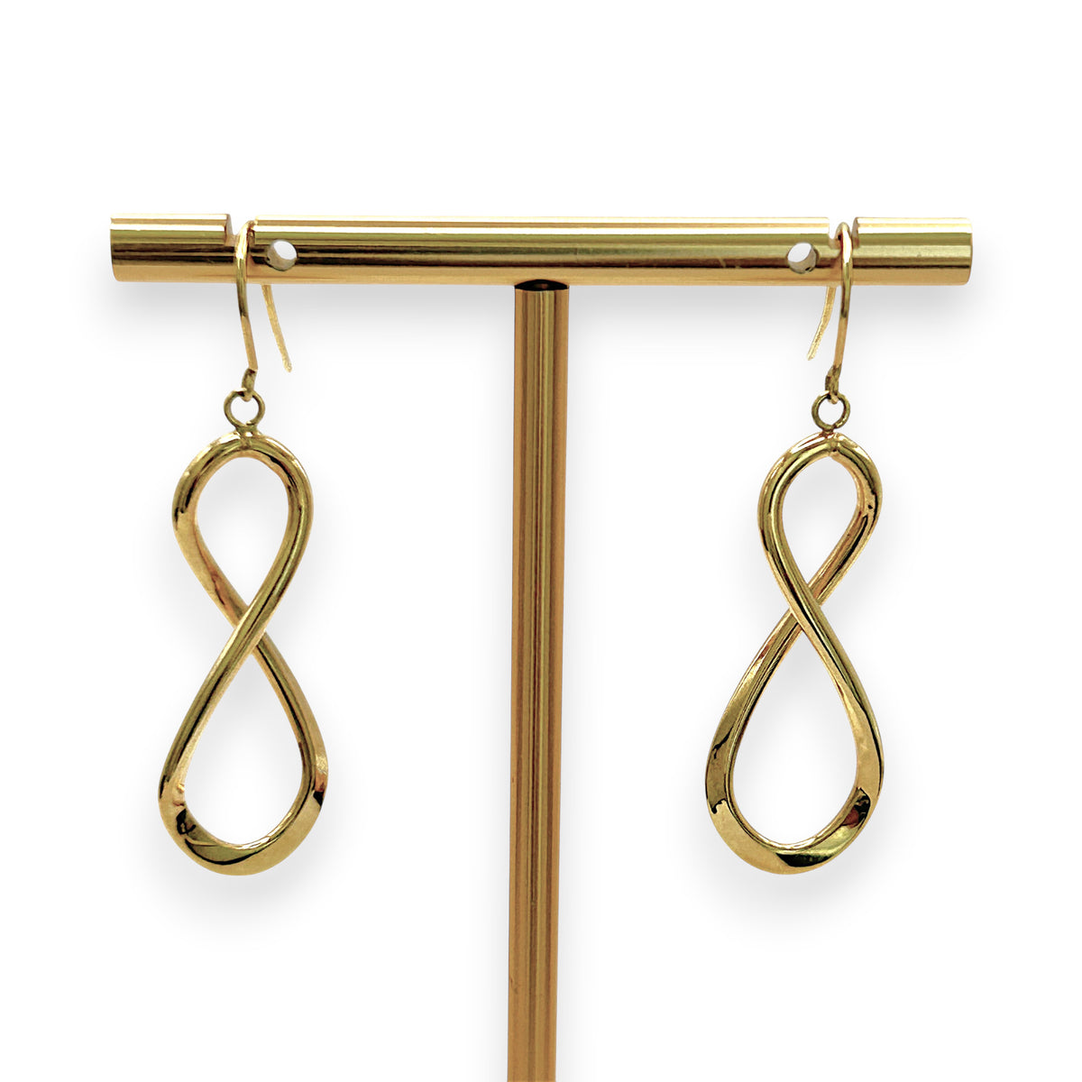 BRAND NEW | 9ct Gold Timeless Loop Earrings 4.5cm