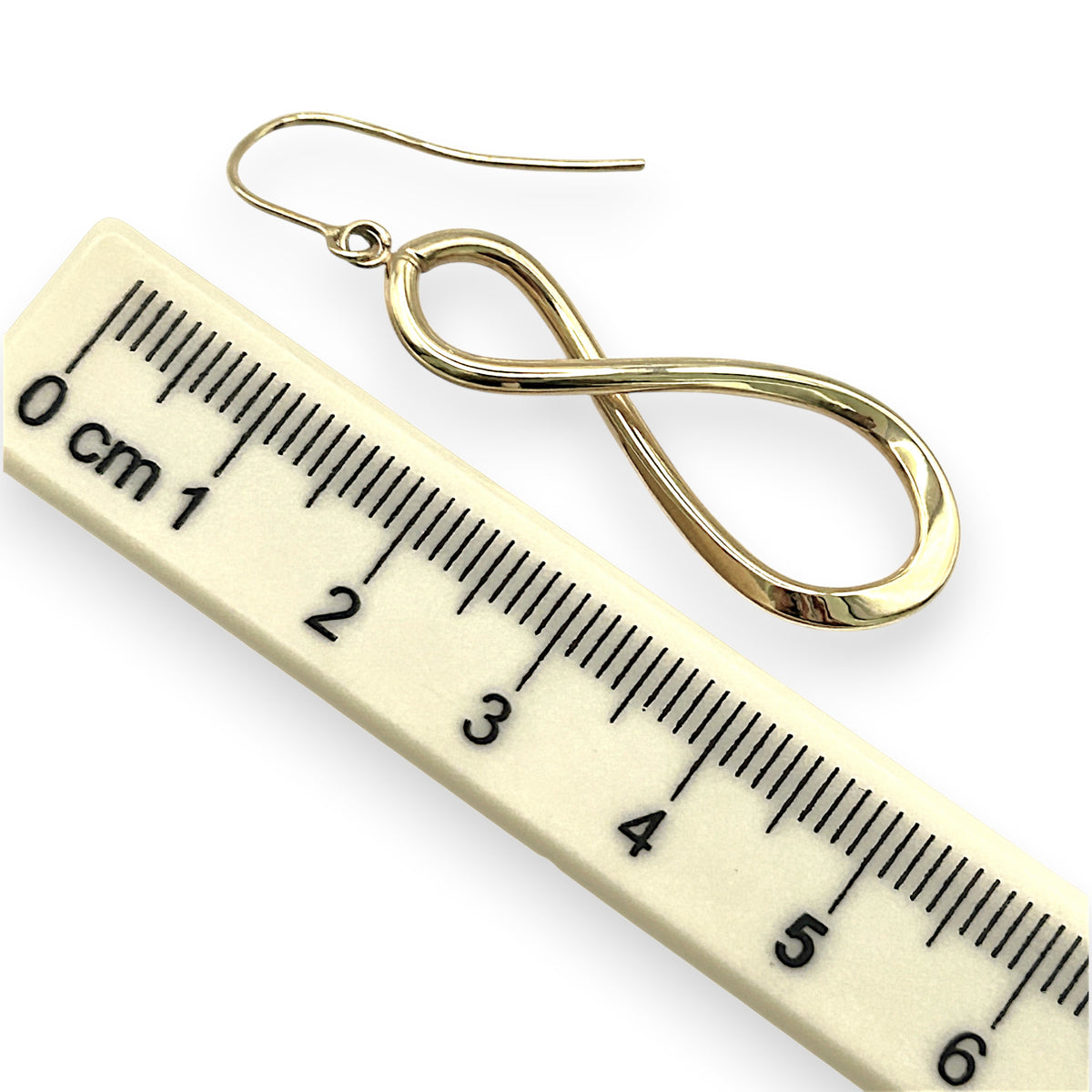 BRAND NEW | 9ct Gold Timeless Loop Earrings 4.5cm