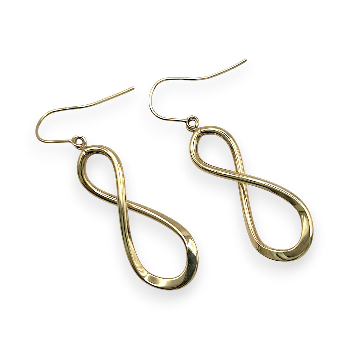 BRAND NEW | 9ct Gold Timeless Loop Earrings 4.5cm