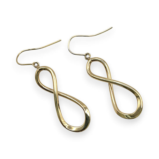 BRAND NEW | 9ct Gold Timeless Loop Earrings 4.5cm