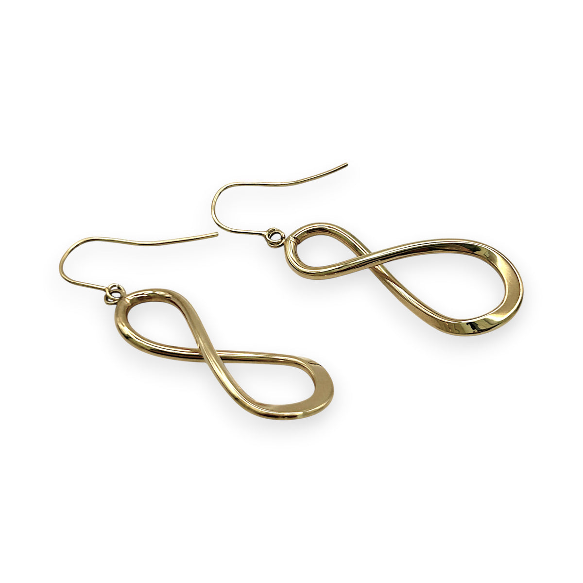 BRAND NEW | 9ct Gold Timeless Loop Earrings 4.5cm