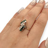 NZGD | 14ct Gold Vintage Emerald & Diamond Ring Valuation $3,150