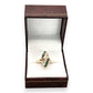 NZGD | 14ct Gold Vintage Emerald & Diamond Ring Valuation $3,150