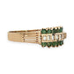 NZGD | 14ct Gold Heirloom Emerald Diamond Ring Valuation $4,000