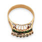 NZGD | 14ct Gold Heirloom Emerald Diamond Ring Valuation $4,000