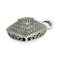 NZGD | 9ct White Gold Frosted Radiance Pendant with Natural Diamonds