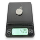 NZGD | 9ct White Gold Frosted Radiance Pendant with Natural Diamonds