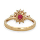 NZGD | 18ct Gold Classic Vintage Crimson Ruby Ring Valuation $3,500