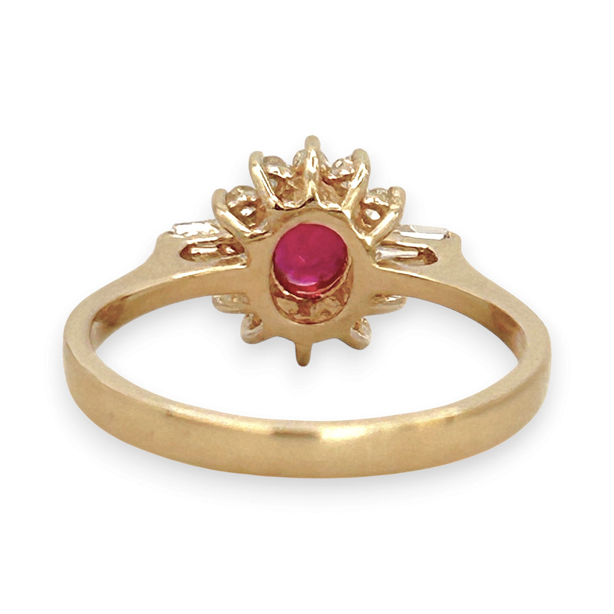 NZGD | 18ct Gold Classic Vintage Crimson Ruby Ring Valuation $3,500