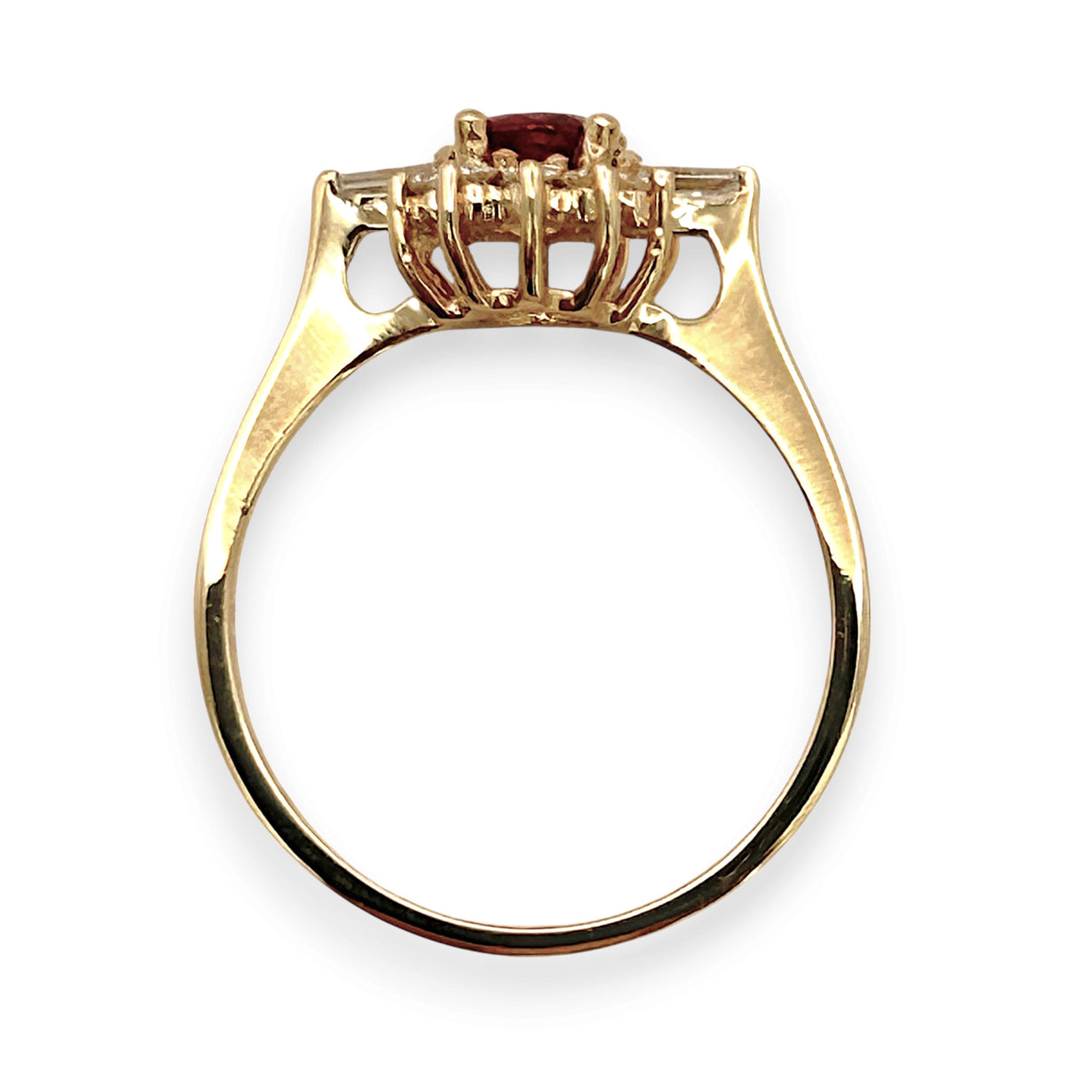 NZGD | 18ct Gold Classic Vintage Crimson Ruby Ring Valuation $3,500