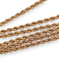 NZGD | 18ct Gold Solara Rope Chain 55cm
