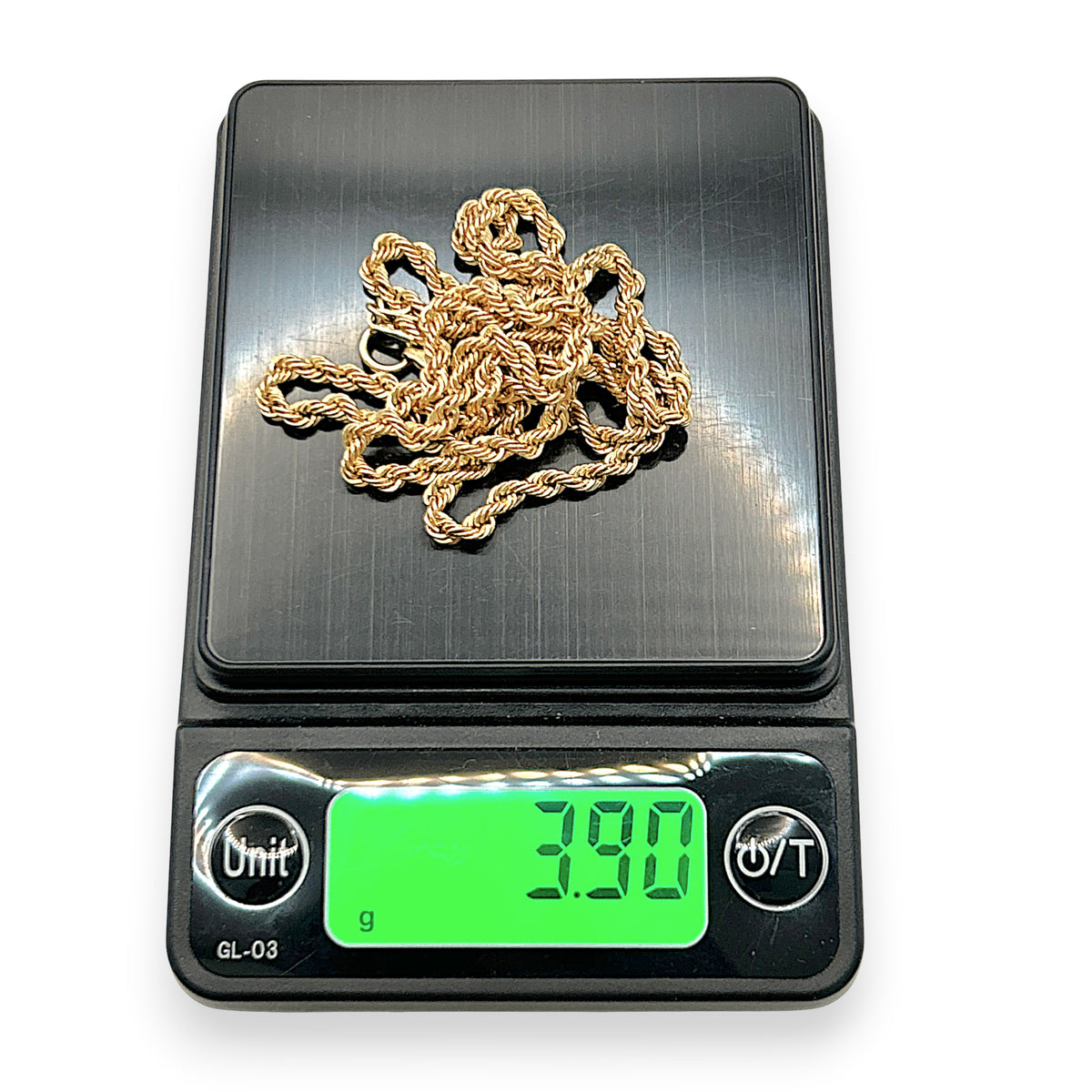 NZGD | 18ct Gold Solara Rope Chain 55cm