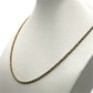 NZGD | 18ct Gold Solara Rope Chain 55cm