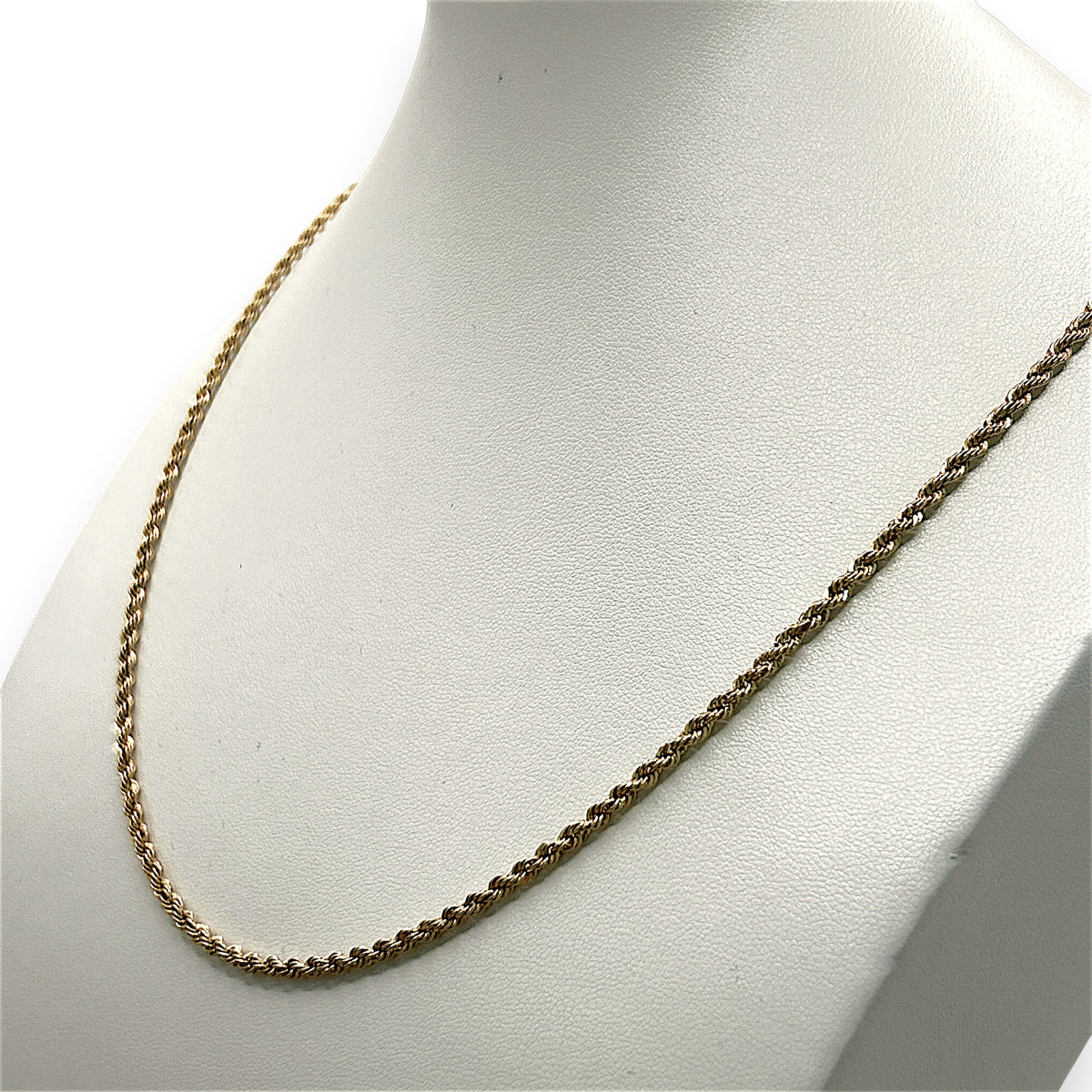NZGD | 18ct Gold Solara Rope Chain 55cm