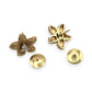 NZGD | 14ct Gold Floral Dawn Diamond Petal Earrings