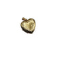 9ct Gold Engraved Heart Locket Pendant