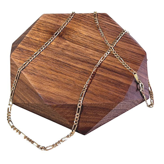 Elegant 9ct Gold Figaro 1-3 Chain
