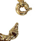 Gold Roller Curb Bracelet