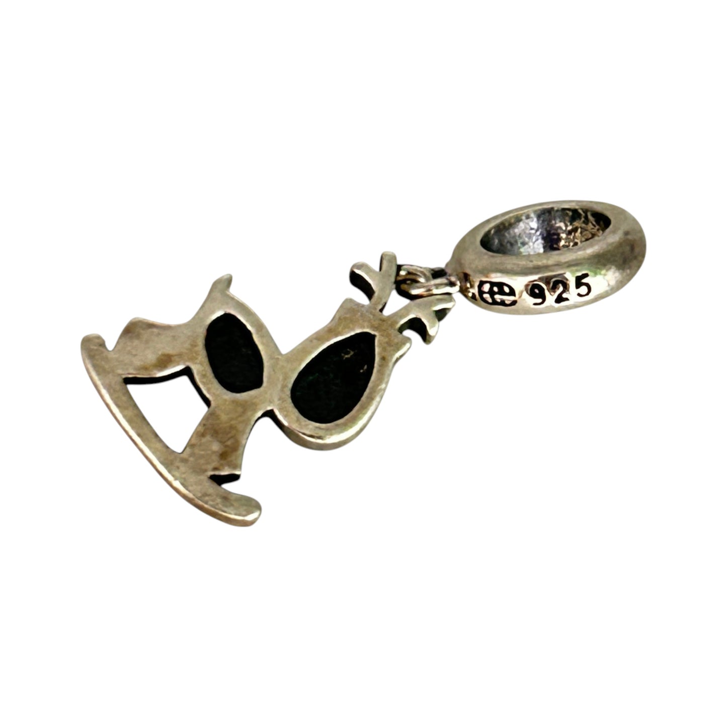 SILVER DEAL | Sterling Silver Dangle Charm - Reindeer