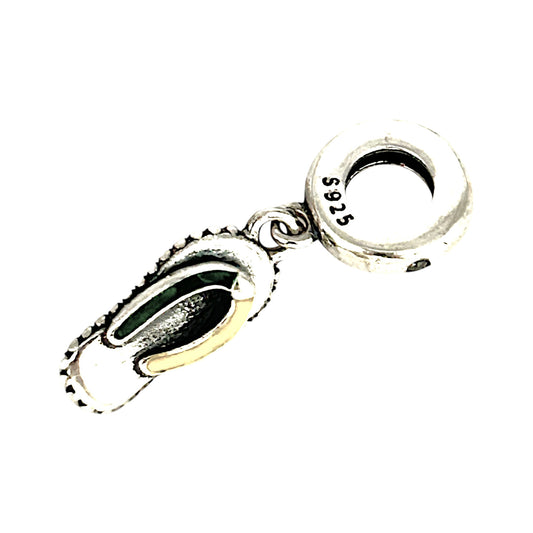 SILVER DEAL | Sterling Silver Dangle Charm - Flip Flop