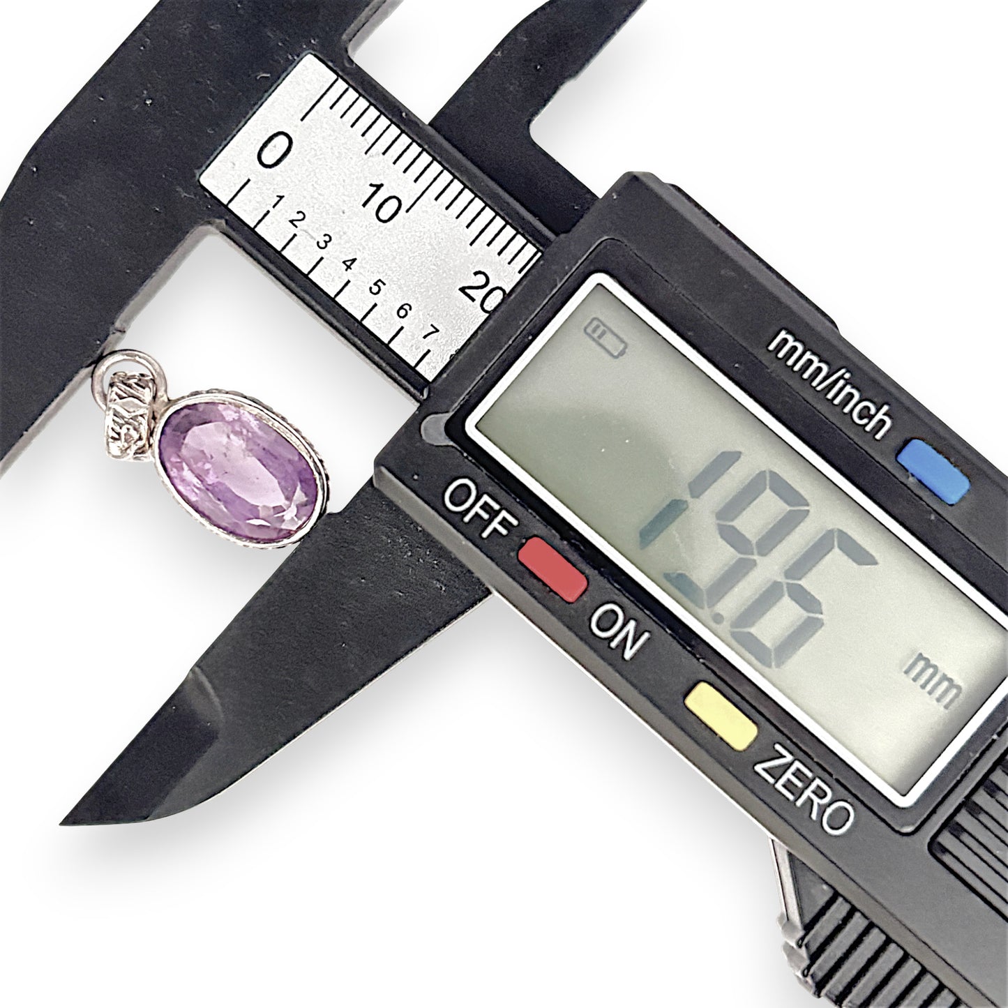 SILVER DEAL | Sterling Silver Viola Grace Pendant wtih Amethyst