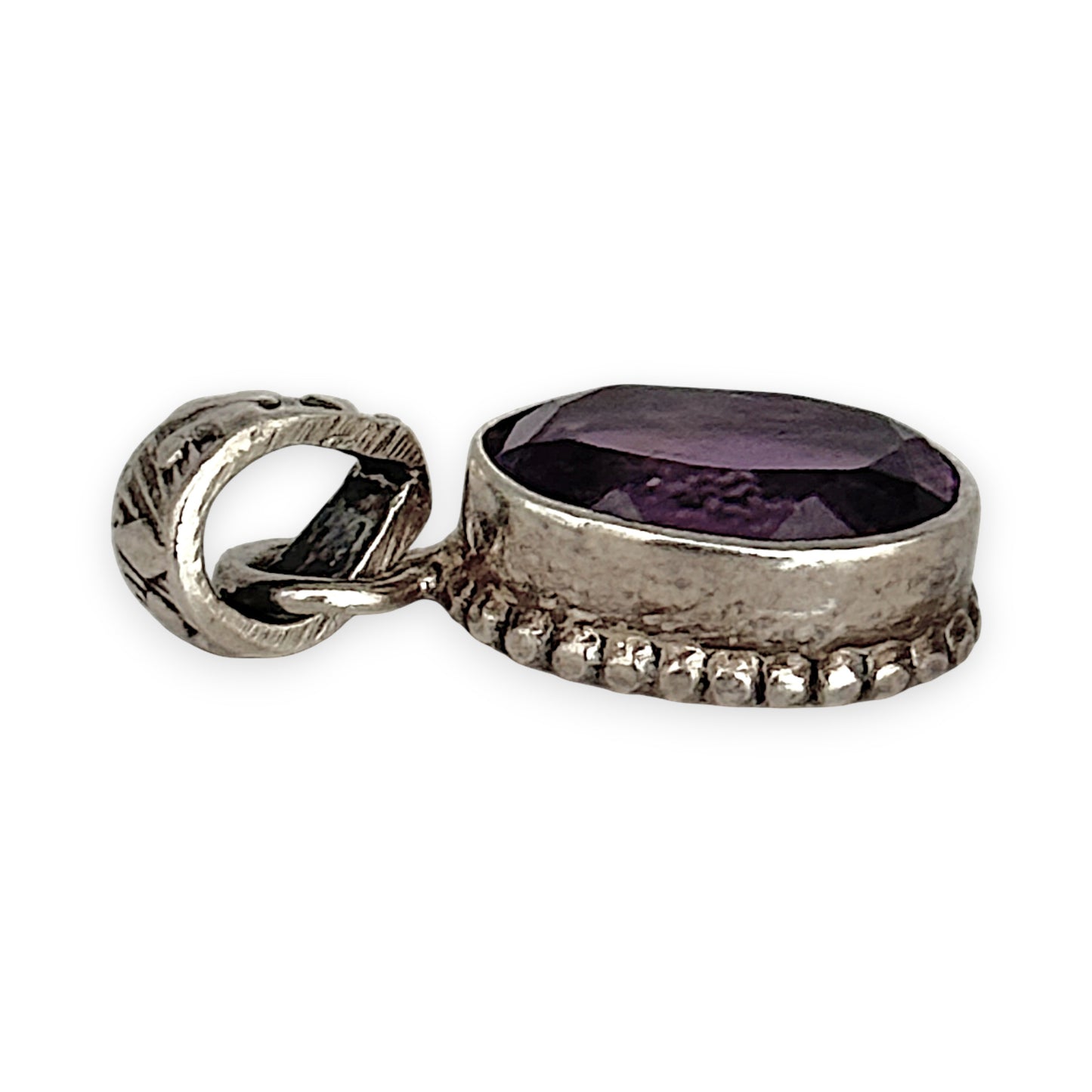 SILVER DEAL | Sterling Silver Viola Grace Pendant wtih Amethyst