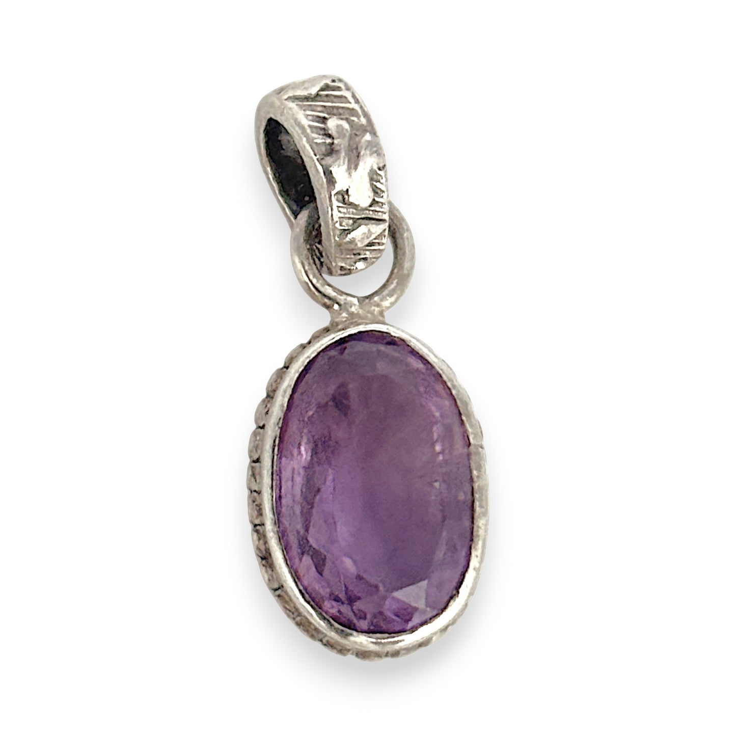 SILVER DEAL | Sterling Silver Viola Grace Pendant wtih Amethyst