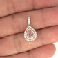 SILVER DEAL | Sterling Silver Refurbished Blush Teardrop Pendant