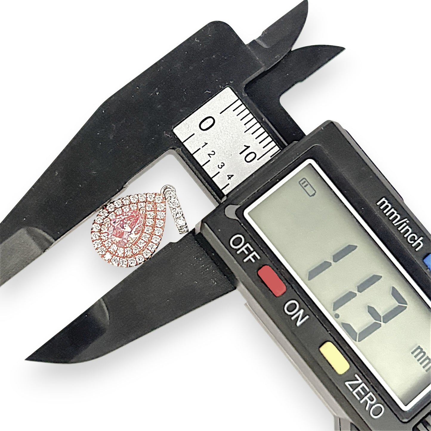 SILVER DEAL | Sterling Silver Refurbished Blush Teardrop Pendant