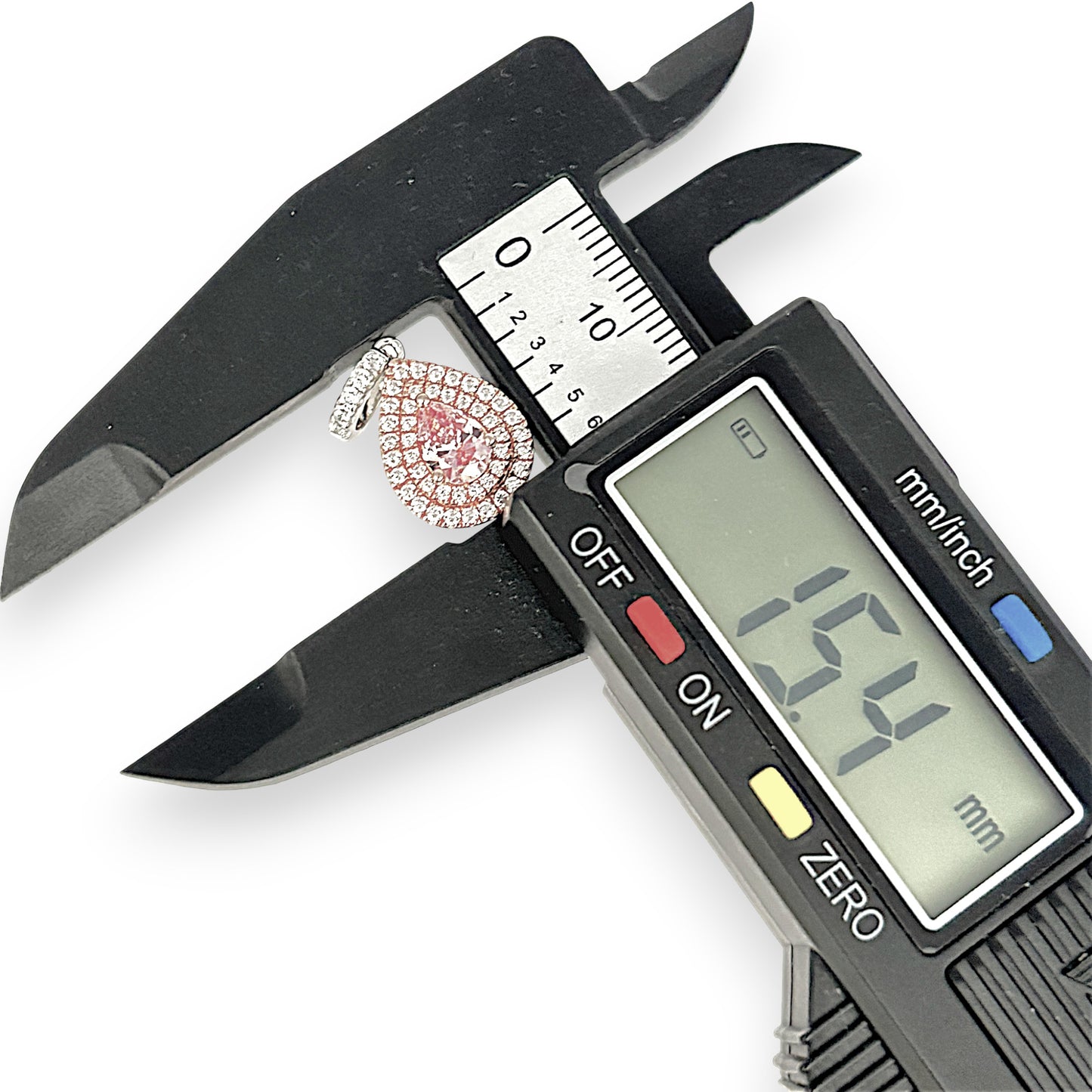 SILVER DEAL | Sterling Silver Refurbished Blush Teardrop Pendant