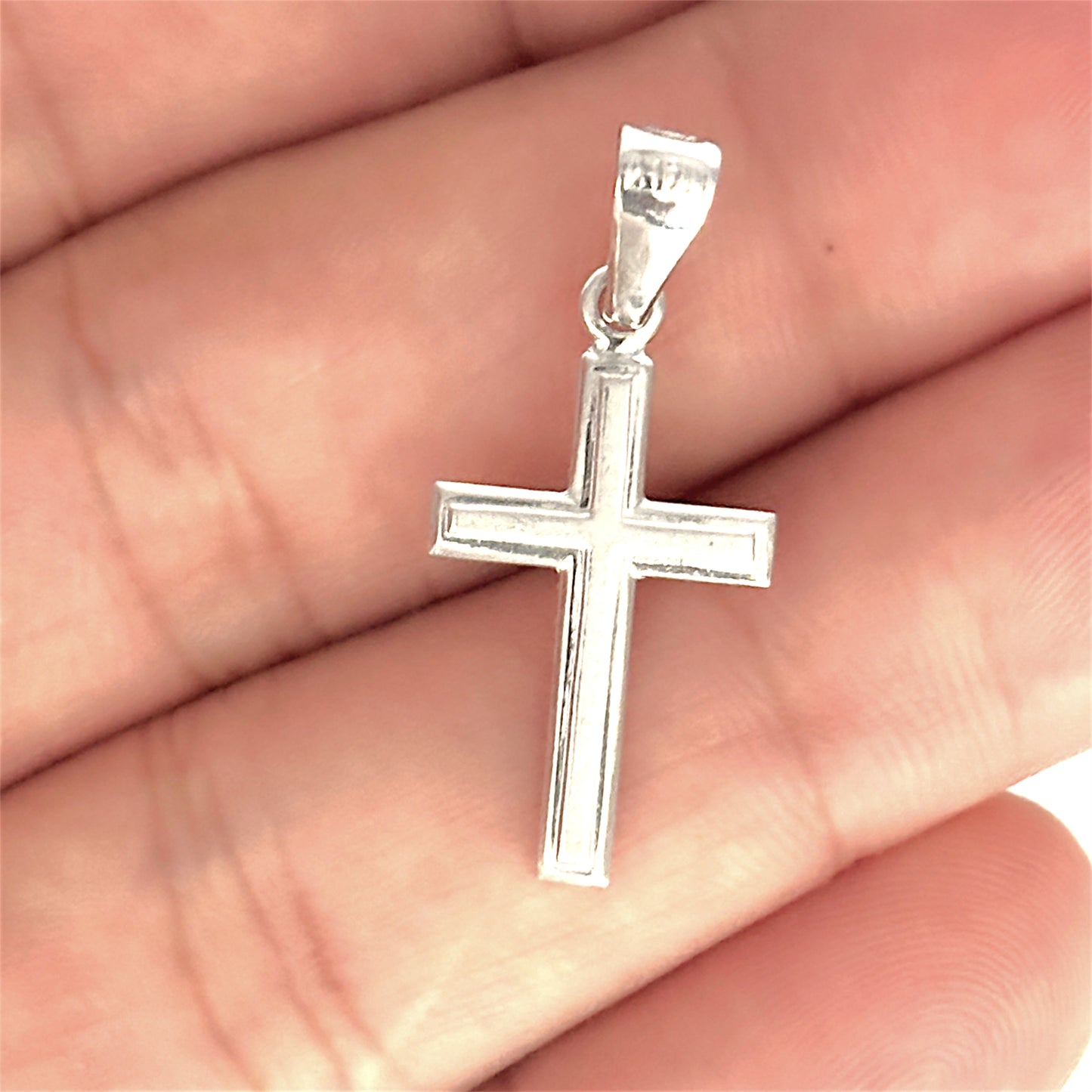 SILVER DEAL | Sterling Silver Minimalist Cross Pendant