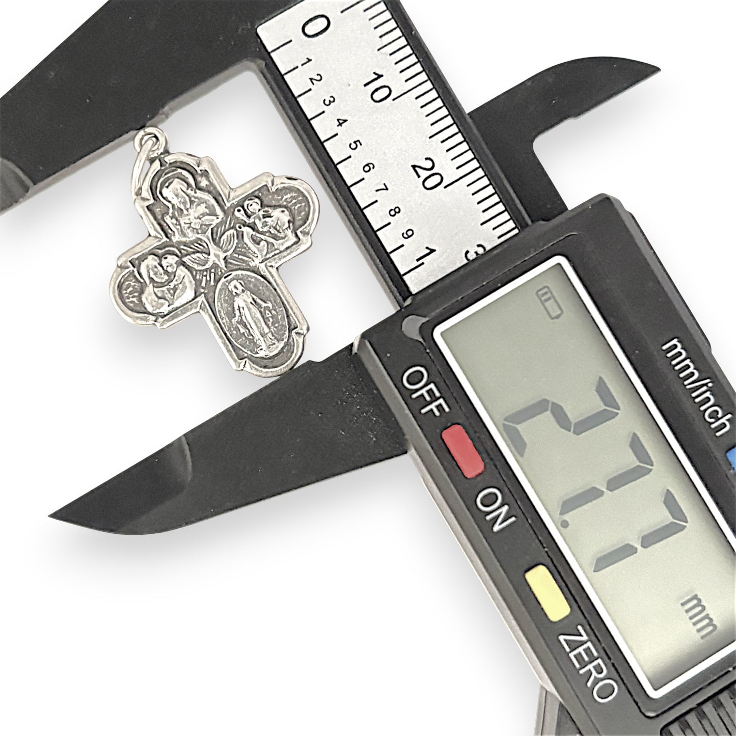 SILVER DEAL | Sterling Silver Vintage 4-way Cross Pendant - Double sided