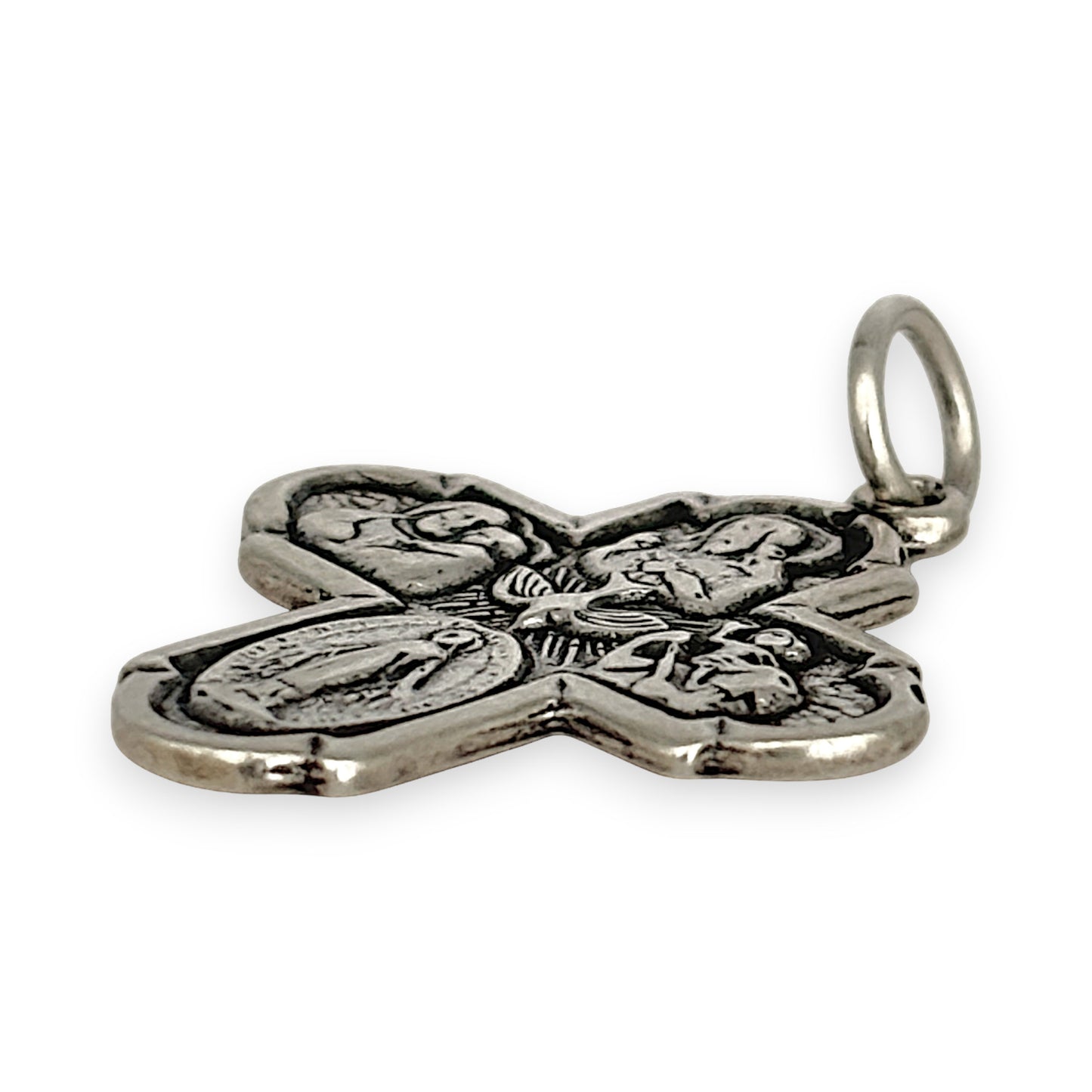 SILVER DEAL | Sterling Silver Vintage 4-way Cross Pendant - Double sided