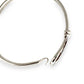 SILVER DEAL | Sterling Sliver Catch Oval Bangle with Dazzling CZ