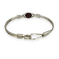 SILVER DEAL | Sterling Silver Velvet Orbit  Bangle Bracelet