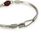 SILVER DEAL | Sterling Silver Velvet Orbit  Bangle Bracelet