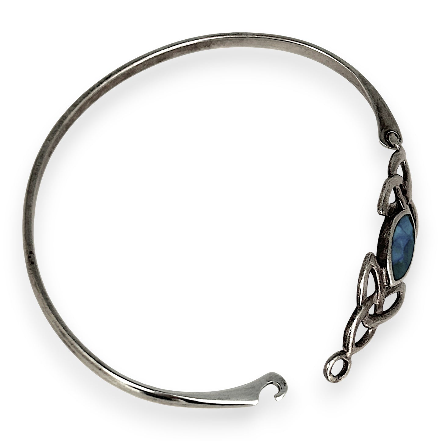 SILVER DEAL | Sterling Silver Celtic Azure Bangle 63.2mm