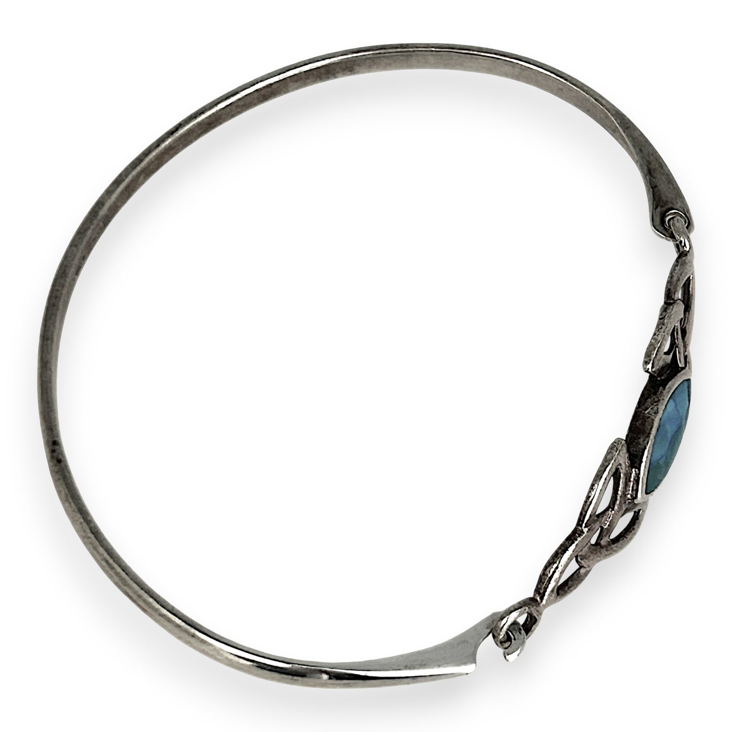SILVER DEAL | Sterling Silver Celtic Azure Bangle 63.2mm