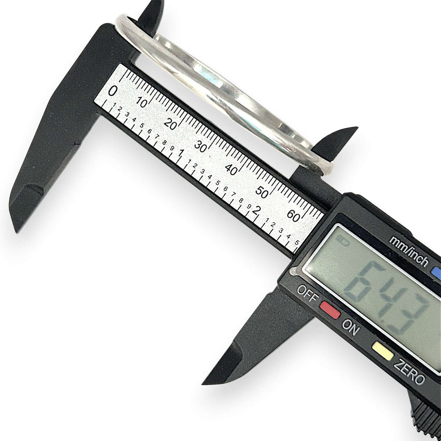 SILVER DEAL | Sterling Silver Minimalist Everyday Bangle  64.3mm