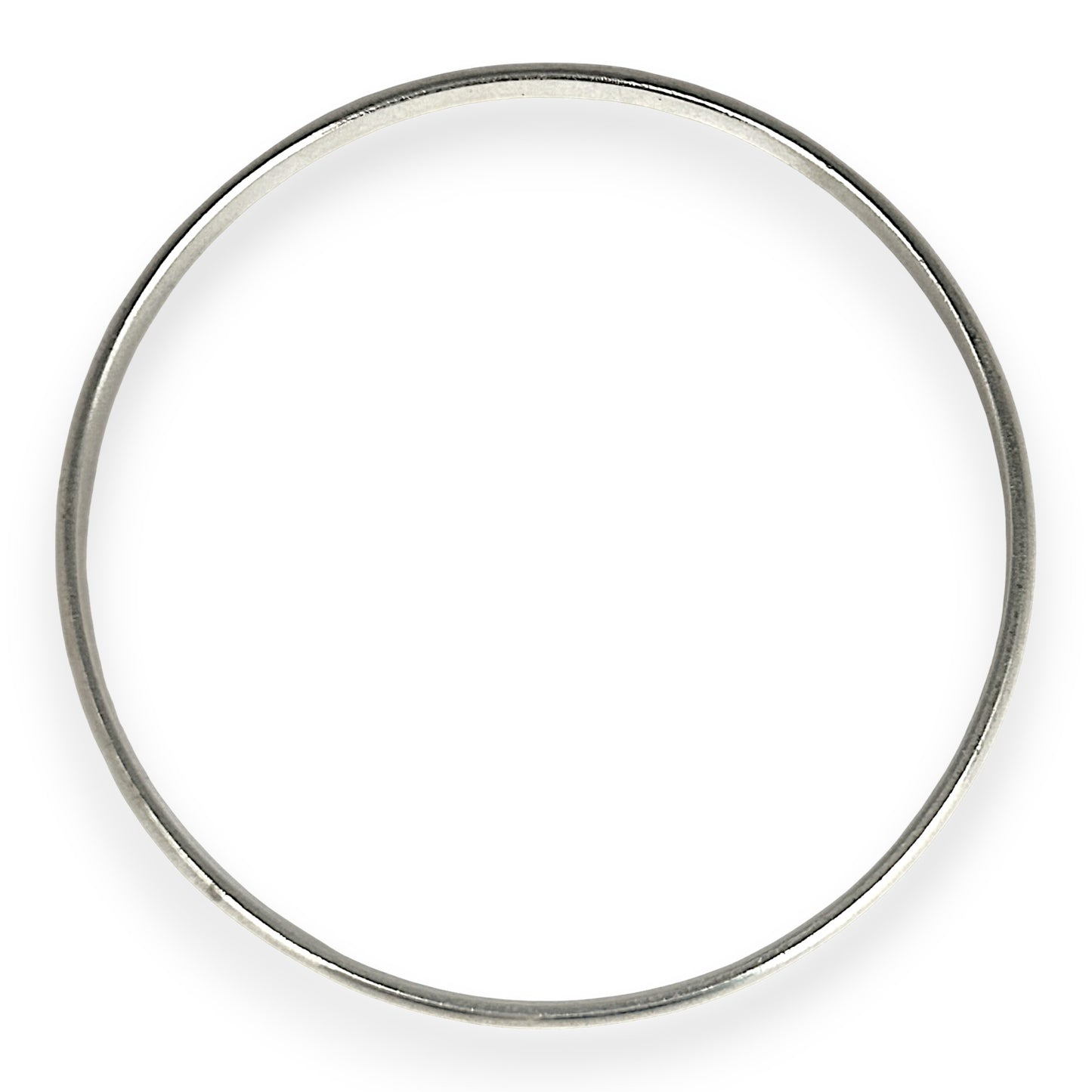 SILVER DEAL | Sterling Silver Minimalist Everyday Bangle  64.3mm