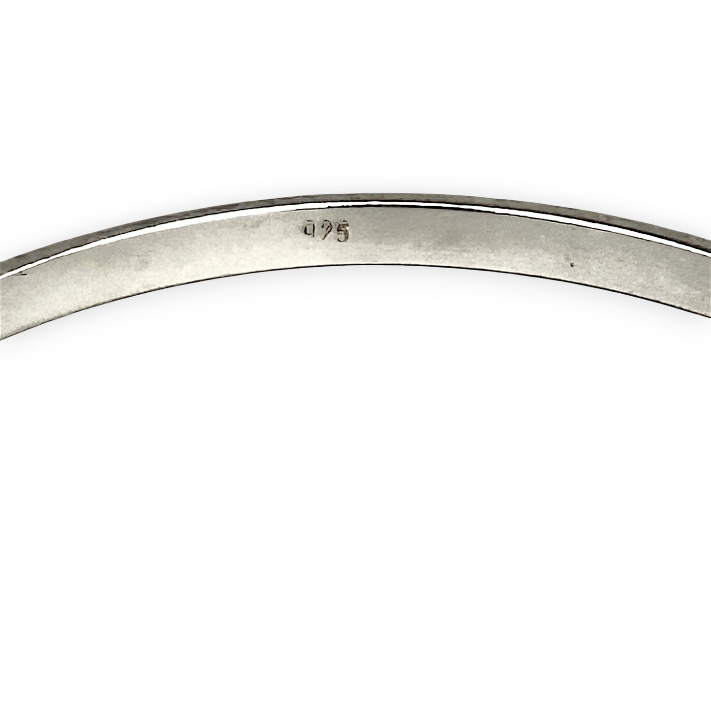 SILVER DEAL | Sterling Silver Minimalist Everyday Bangle  64.3mm