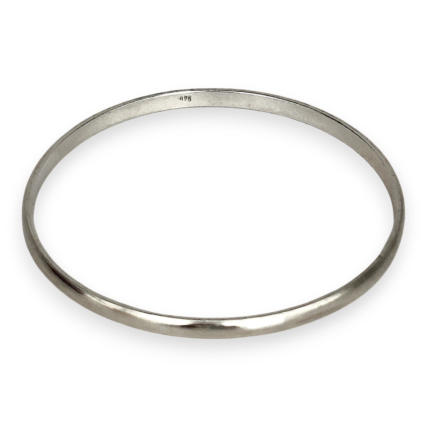 SILVER DEAL | Sterling Silver Minimalist Everyday Bangle  64.3mm