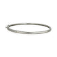 SILVER DEAL | Sterling Silver Hinged Snap Oval Bangle