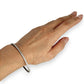 SILVER DEAL | Sterling Silver Hinged Snap Oval Bangle