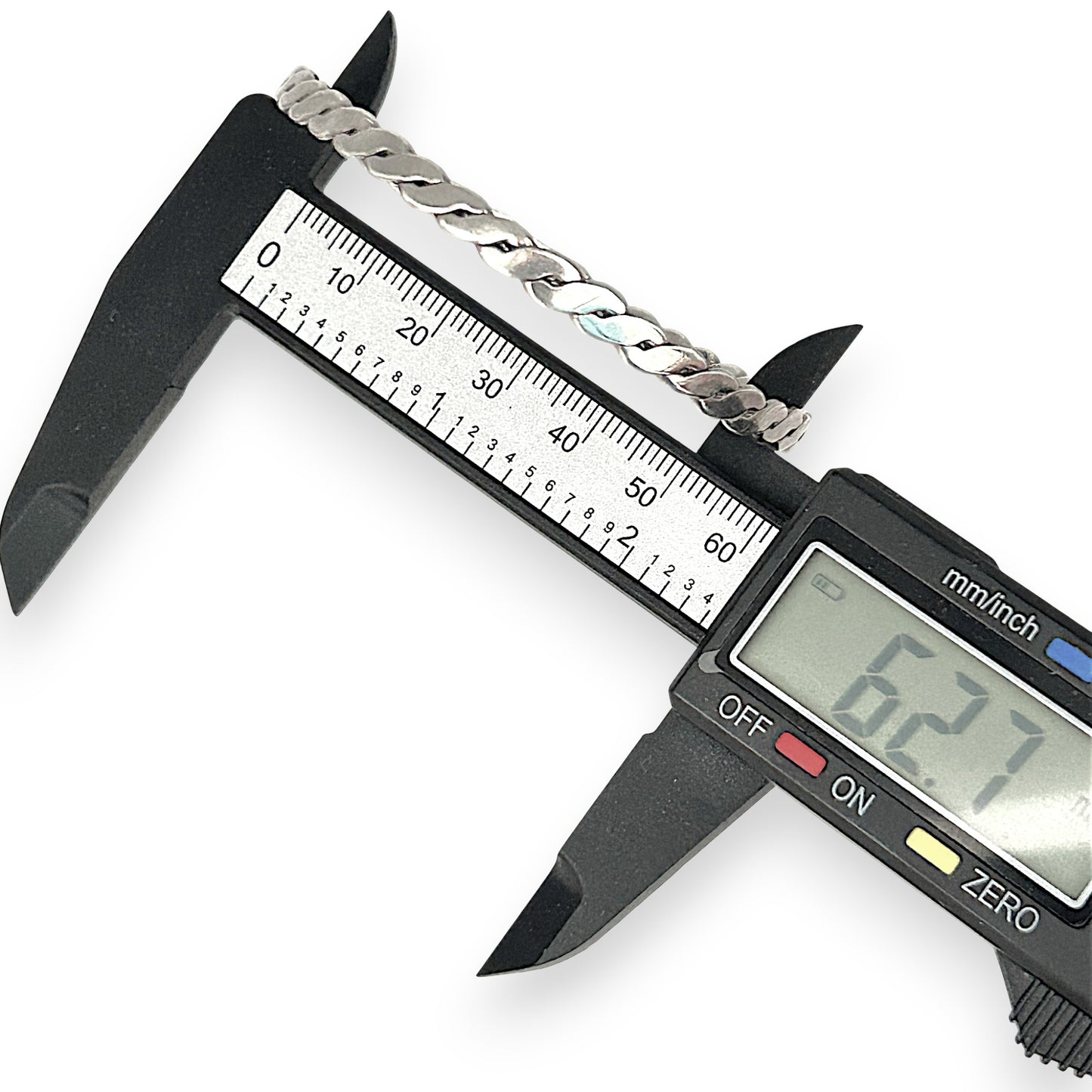 SILVER DEAL | Sterling Silver Rope WhisperBangle 62.7mm