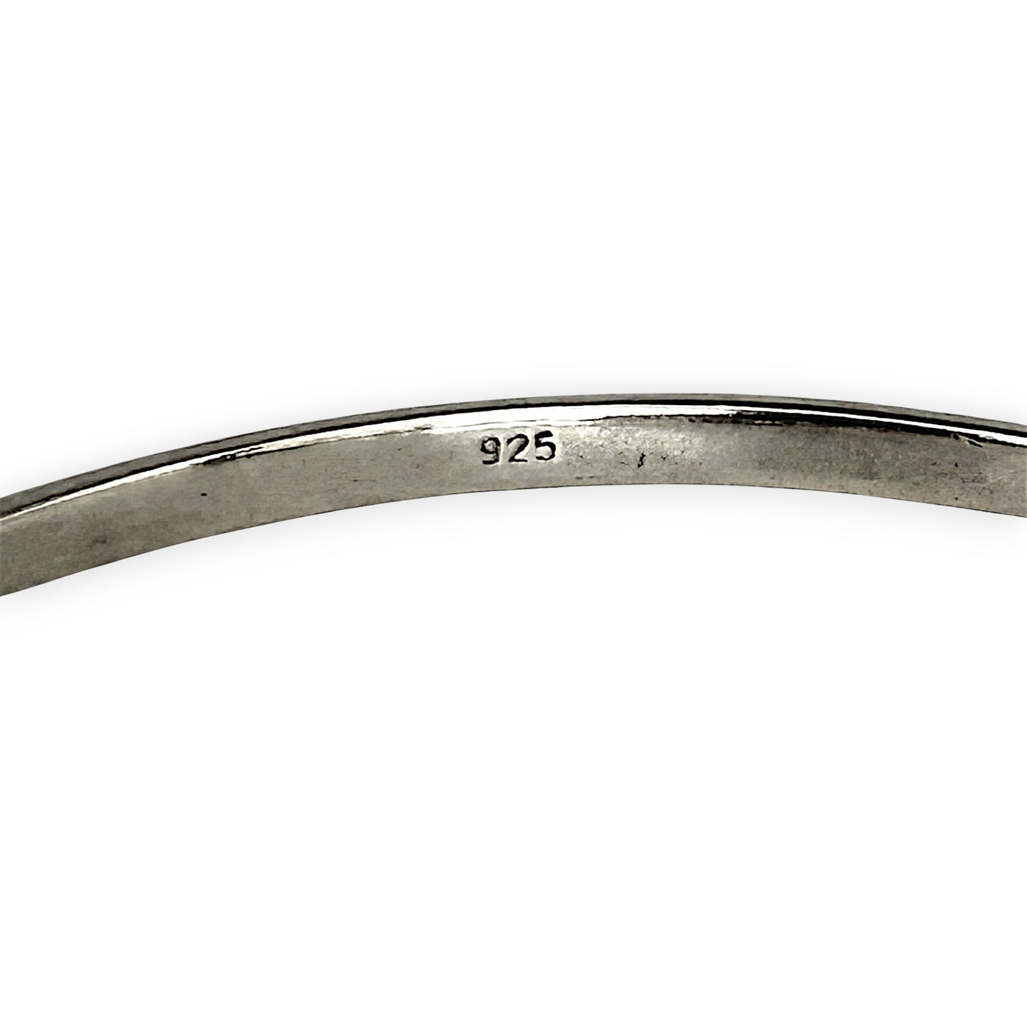 SILVER DEAL | Sterling Silver - Whispering Violets Amethyst Bangle 62.9mm