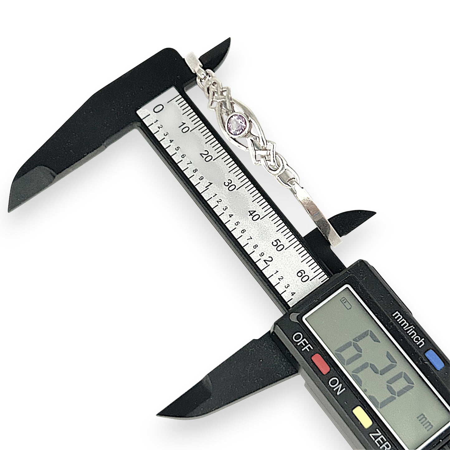 SILVER DEAL | Sterling Silver - Whispering Violets Amethyst Bangle 62.9mm