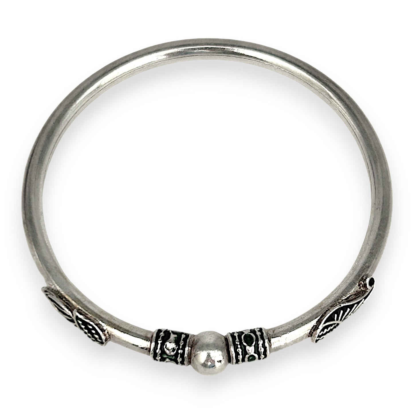 SILVER DEAL | Sterling Silver  LeafGrace Bangle 57.9mm