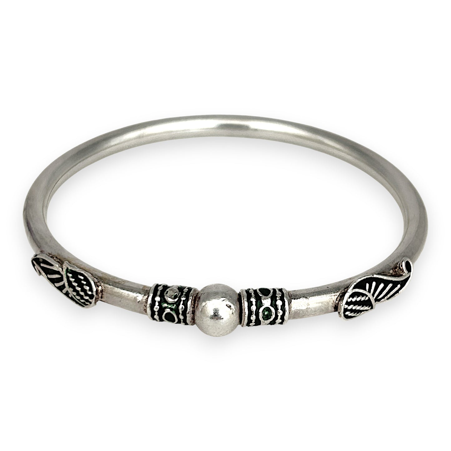 SILVER DEAL | Sterling Silver  LeafGrace Bangle 57.9mm